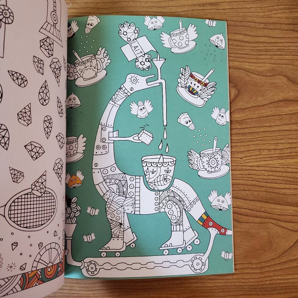 Extraordinary Machines Coloring Book *Must be bundled* - Picture 2 of 6